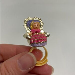 1993 Vintage Polly Pocket Royal Throne Ring Rare